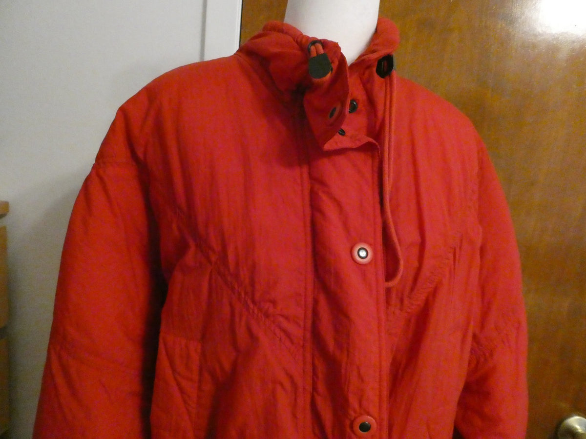 Women’s Royce Winter Coat Red Synthetic Warm Puffer Size 96/170 (US Size M/L)