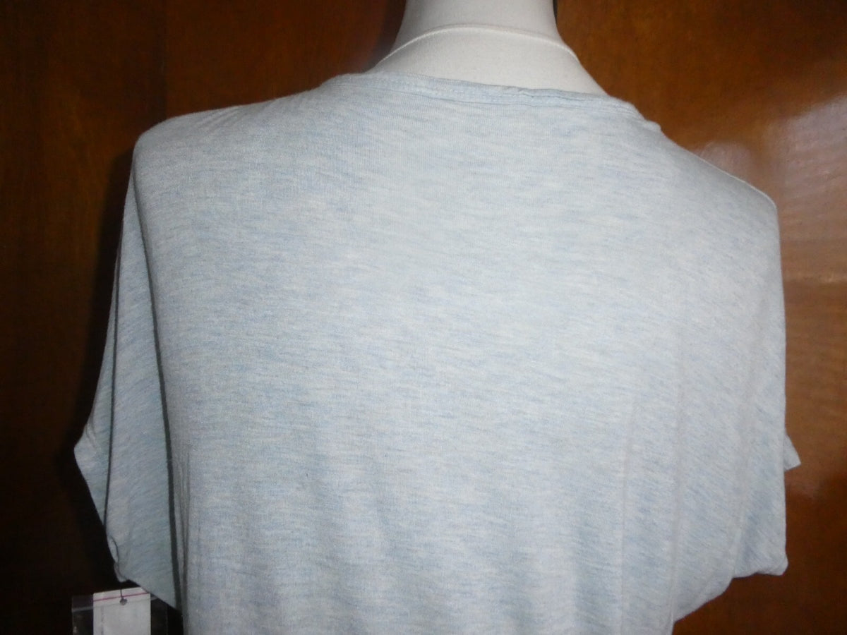 Calvin Klein Jeans women's gray viscose with beads decorated tunic top Medium