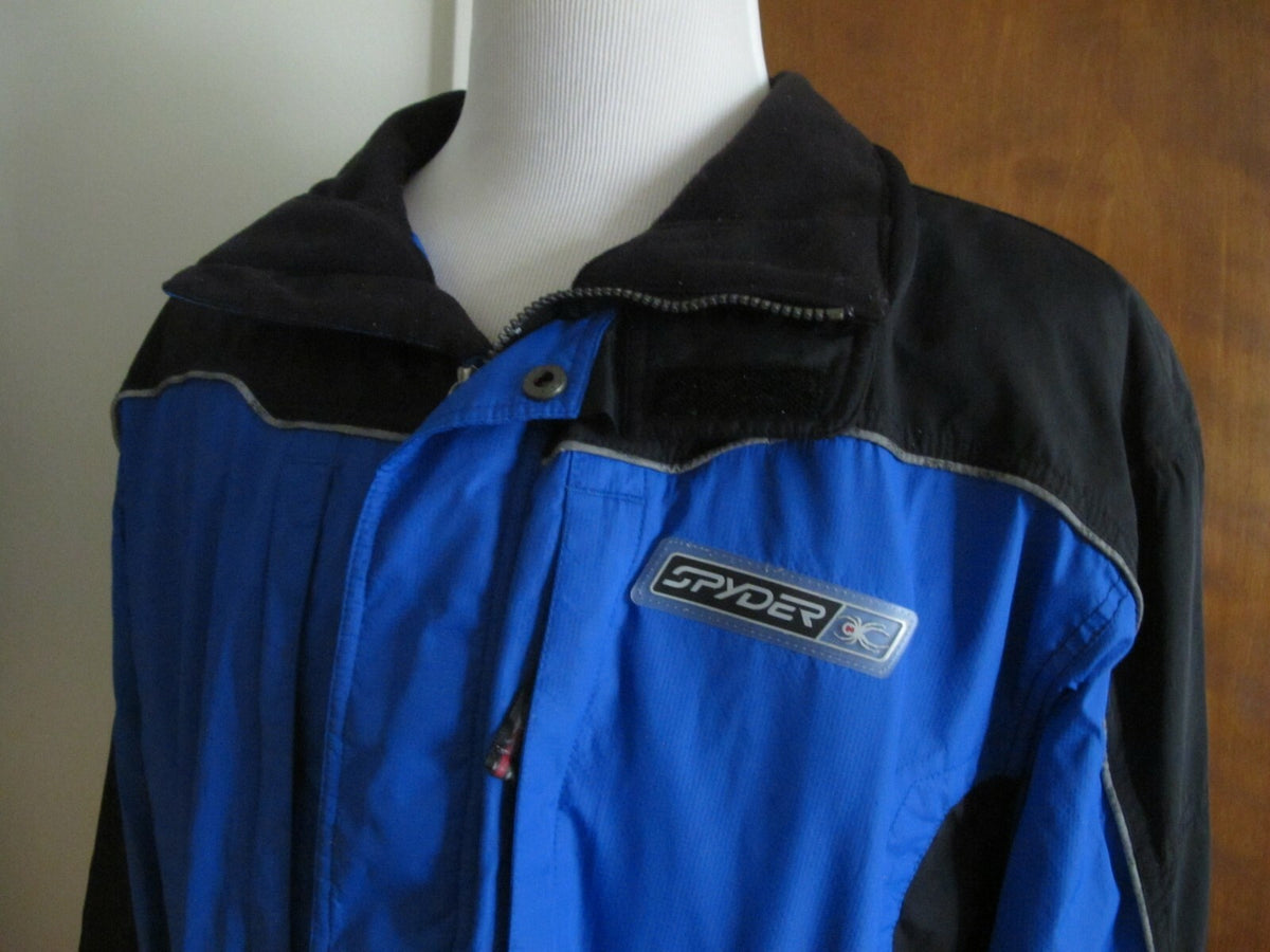 Spyder Men’s Blue/Black Coat Jacket Full Zip Large 