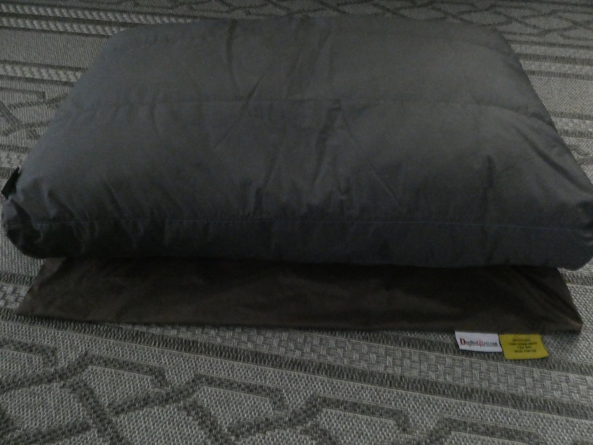 Lovesac sofa-style dog pillow 36" x 22" x 6" DogBed 4 Less zip removable covers