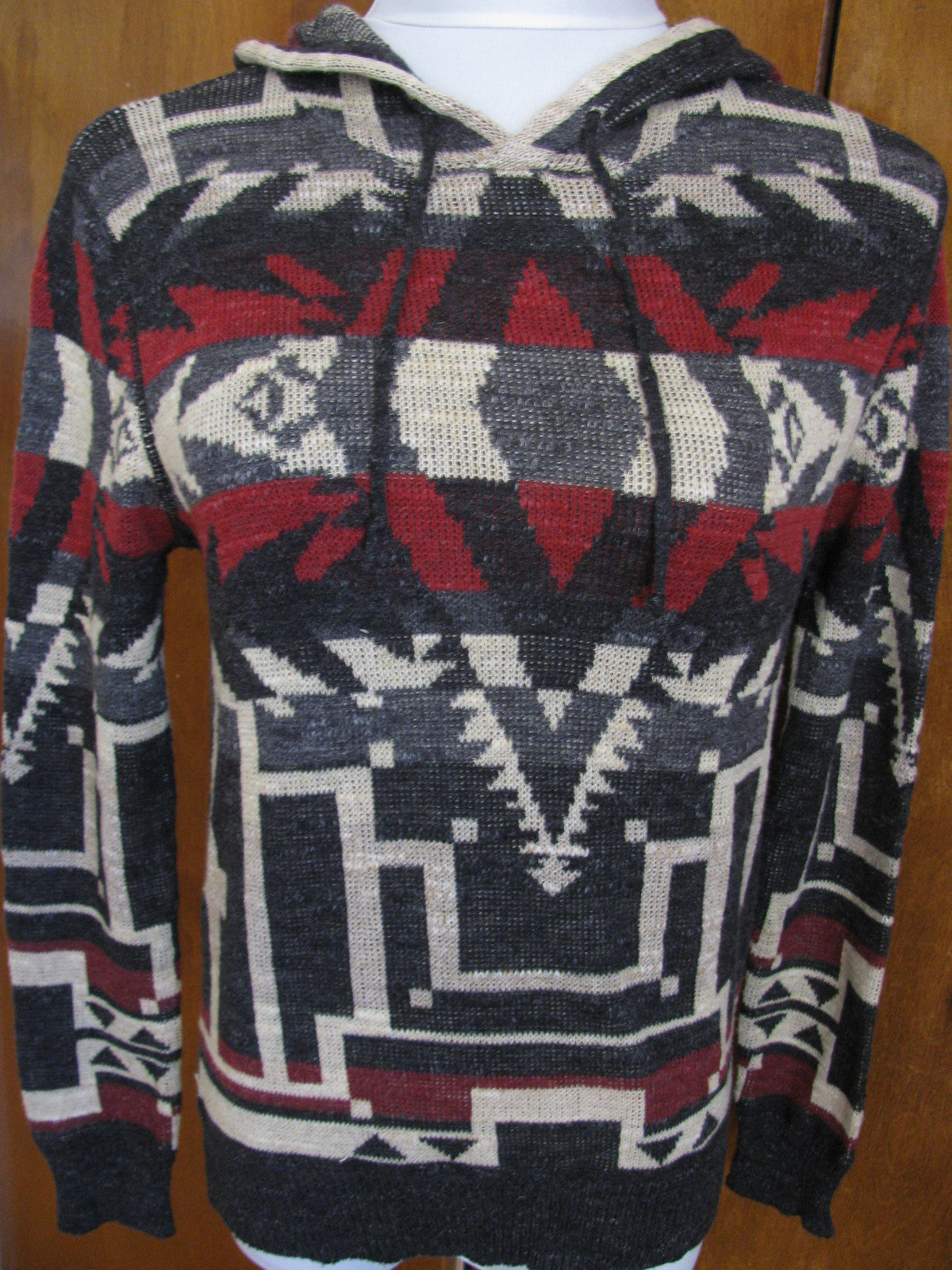 Denim & Supply Ralph Lauren women’s multi color cotton hooded sweater small NWT