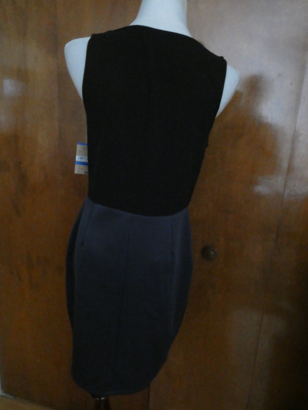 Rachel Roy women's stylish detailed black/navy dress size Xlarge (fits Large)