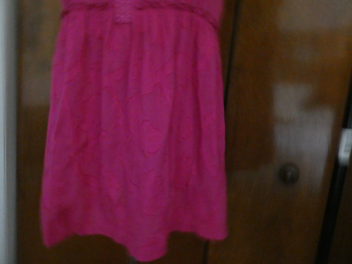 Tommy Hilfiger women's pink soft cotton detailed top size large