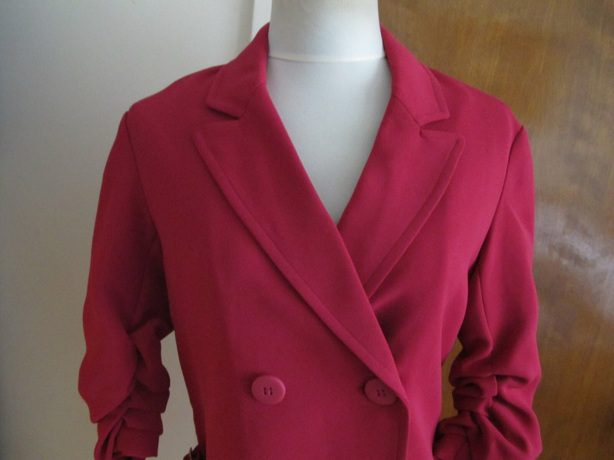 Armani Exchange Women's Red Detailed Blazer 6GYG20 YN40Z