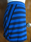 Gap women’s striped blue navy blue Jersey knit mini skirt 