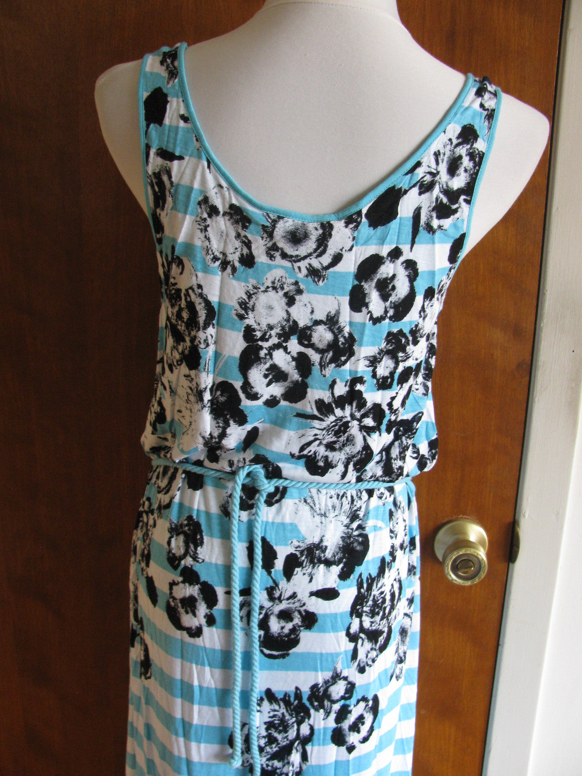 Kensie women’s wave combo lined  summer dress size Large New