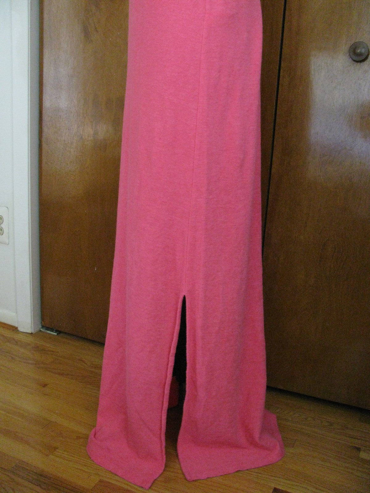 Juicy Couture Women's Pink Cotton Maxi Dress Linen New