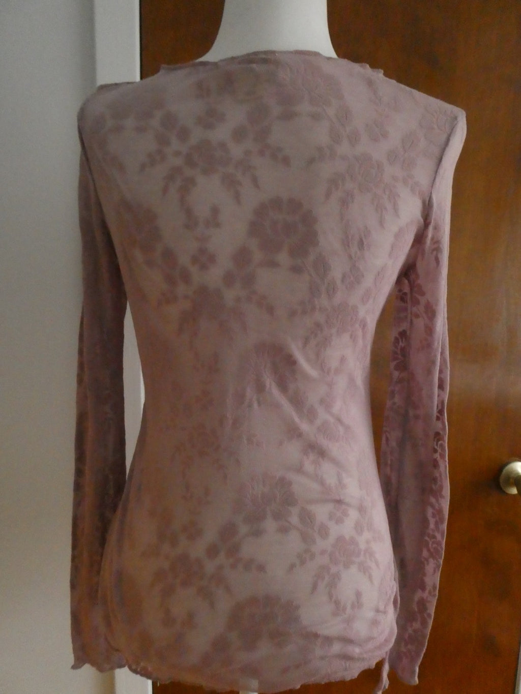 Denim & Supply Ralph Lauren Women Top Light Purples Long Sleeves Medium