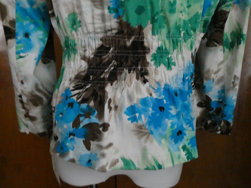 Allison Taylor women’s multicolor 3 buttons detailed blazer jacket size Large