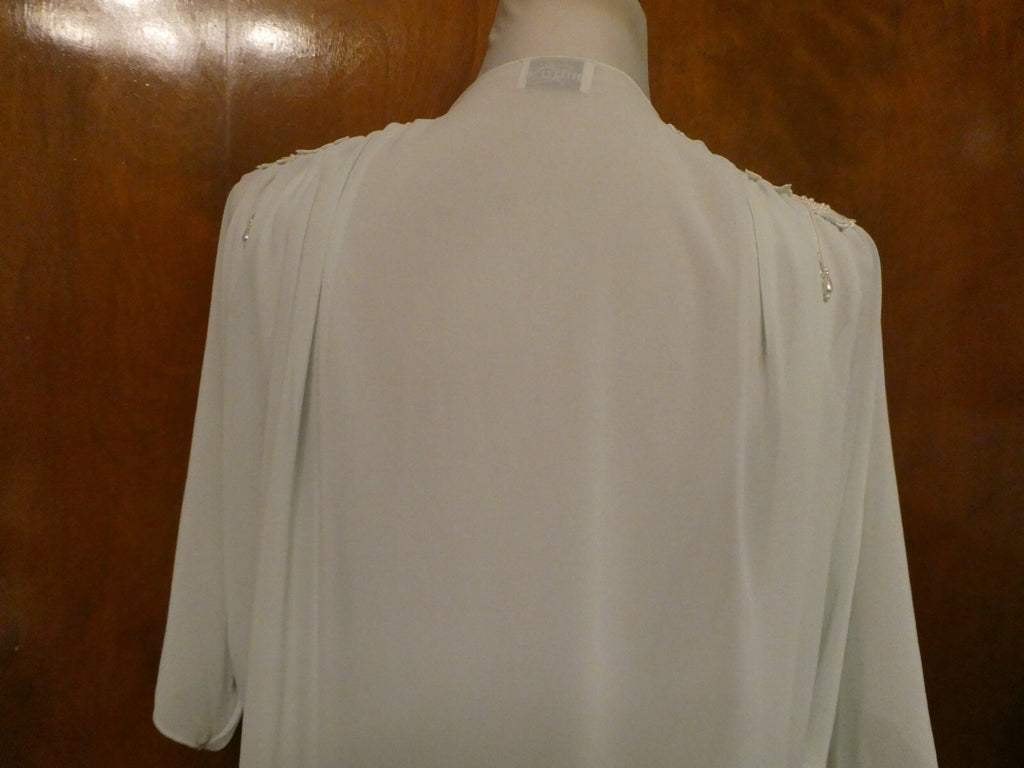 Hilton women's light blue evening tunic top size 10 Australia