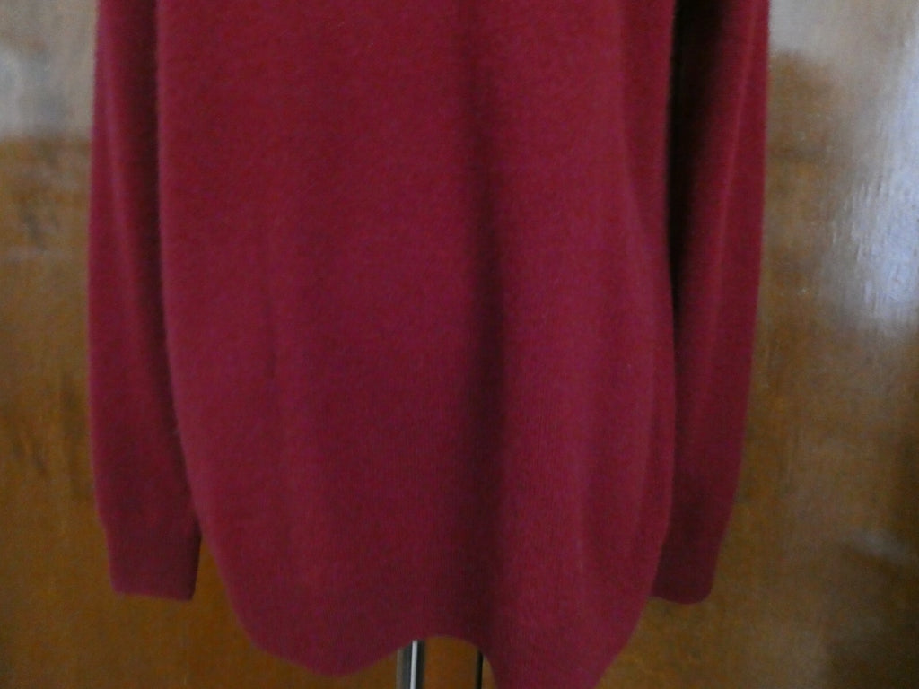 By Bloomingdale's Women's Rust 100% 2-PLY Cashmere Turtleneck Sweater XL