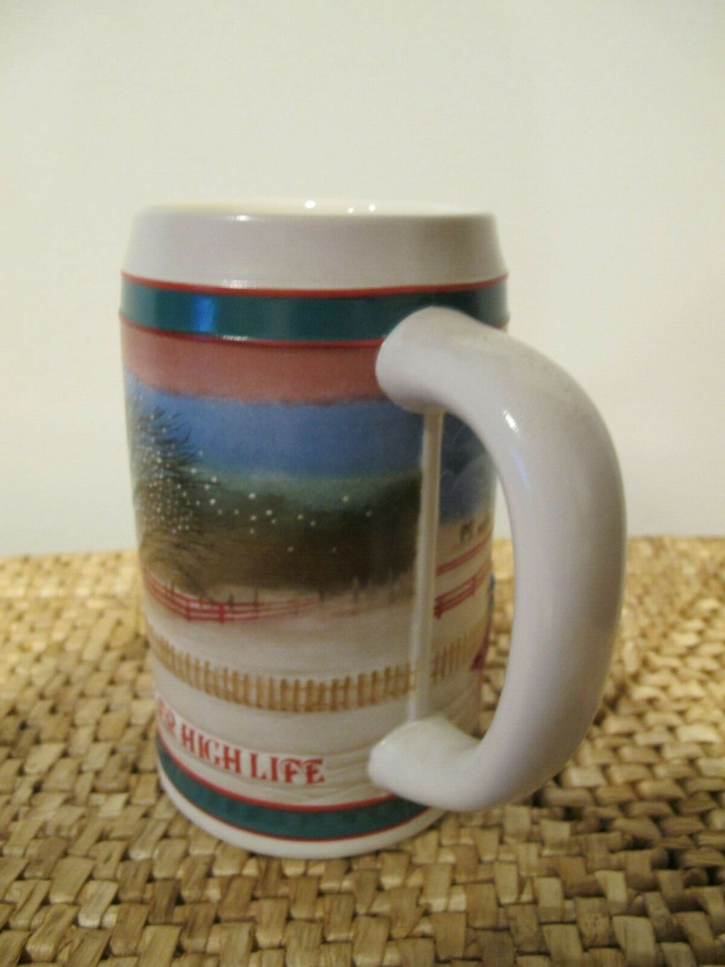 To The Best Holliday Traditions Ceramic Miller High Life Handcrafted Mug