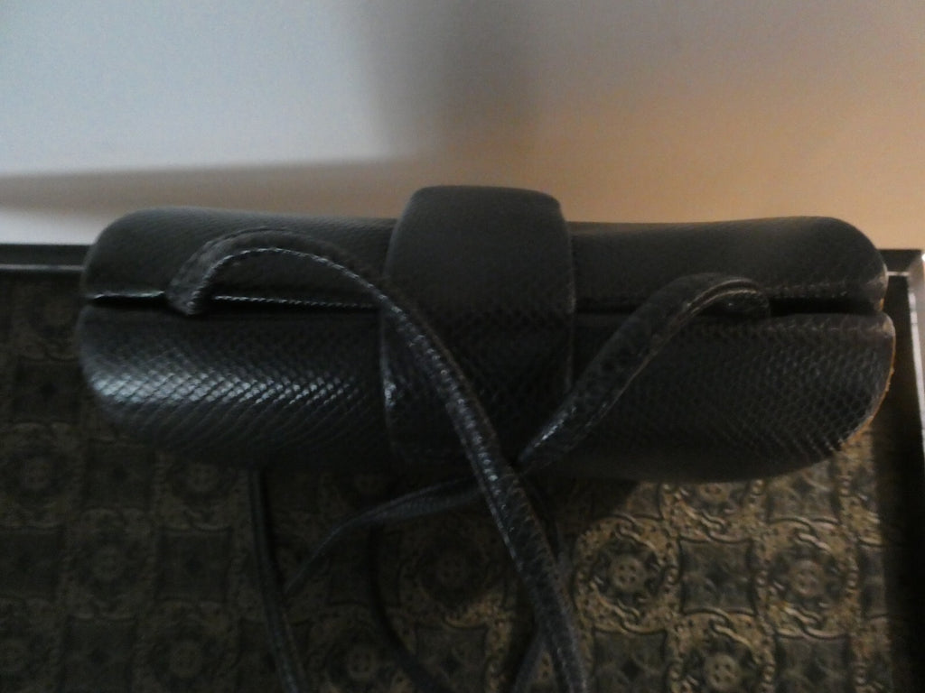 Vintage UK pat Women’s Dark Navy Crossbody Handbag Purse 1519246
