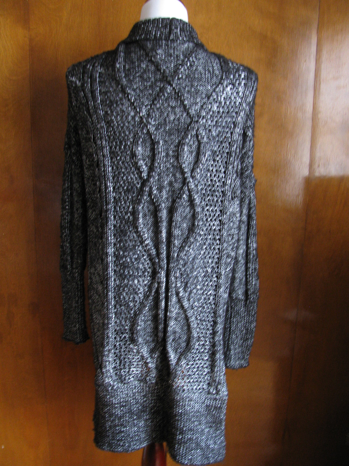 Rachel Roy Women's Black Stylish Long Cardigan Size S, L