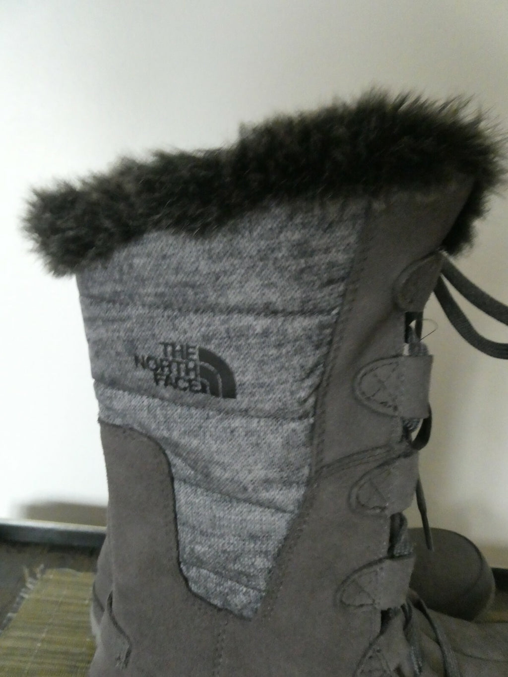 The North Face authentically women's gray waterproof boot  7