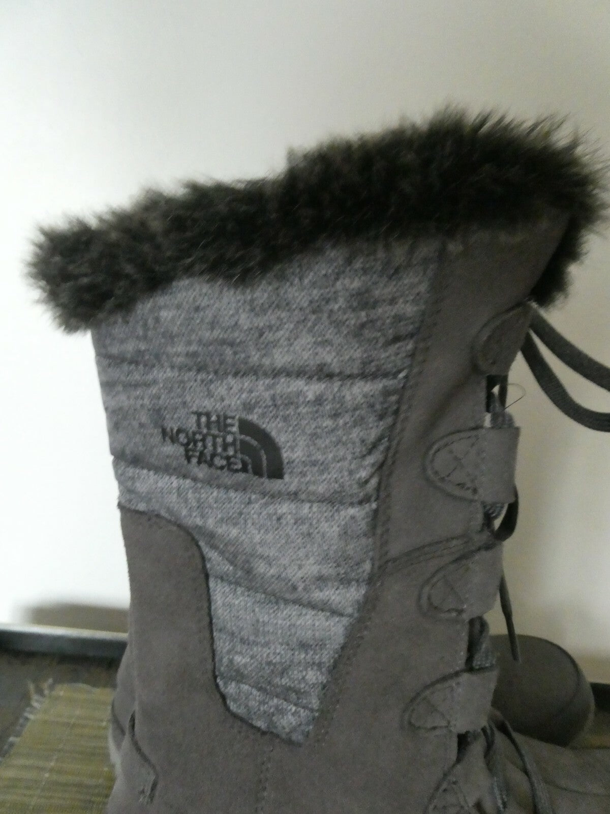 The North Face authentically women's gray waterproof boot  7