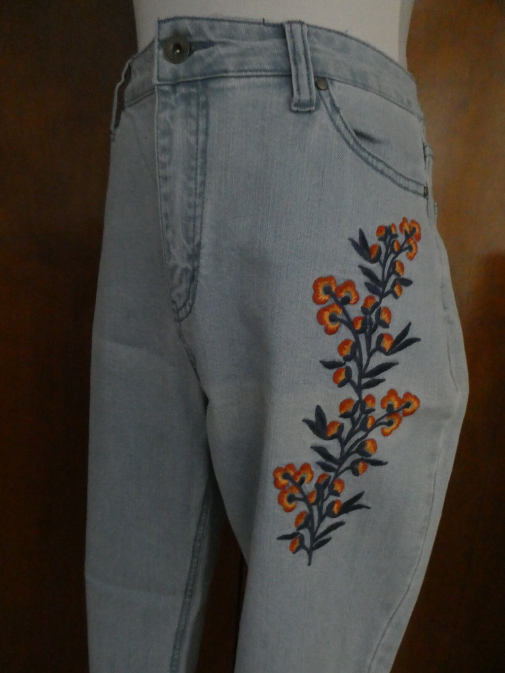 High Line Women's Jean Pants blue size 12 Regular New