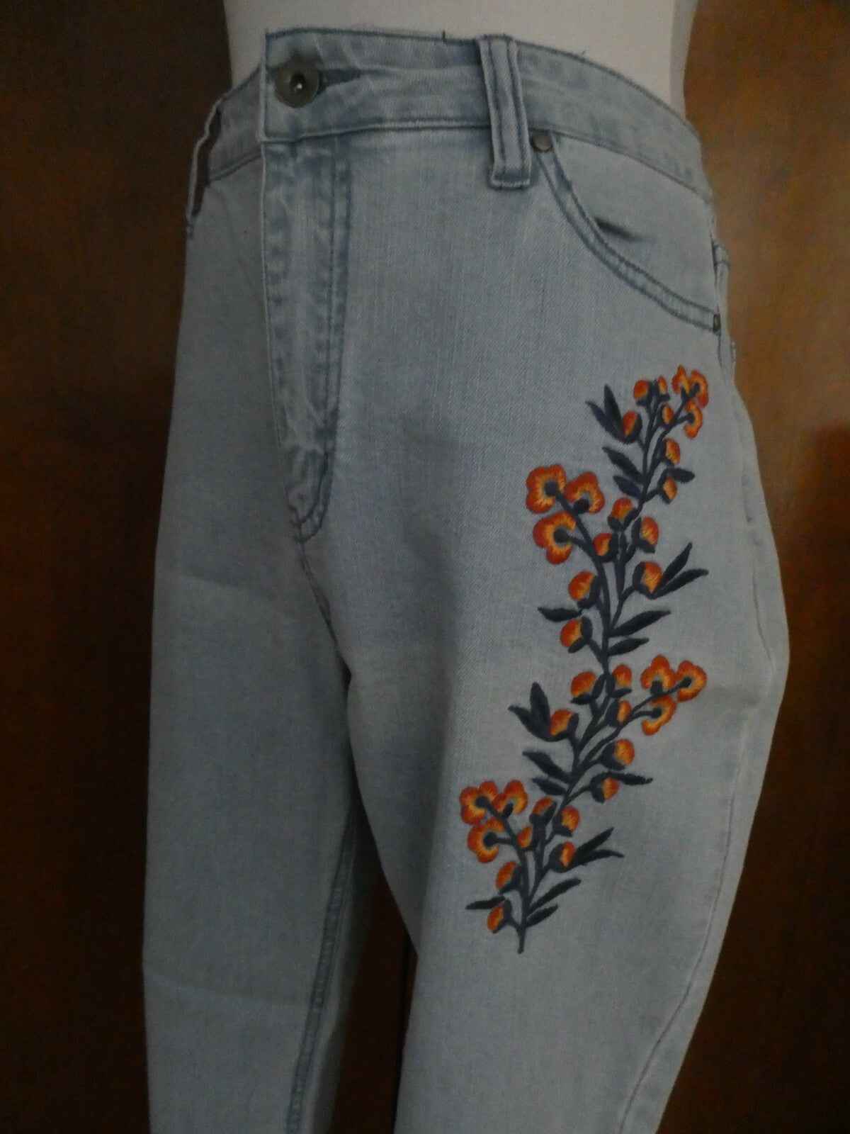 High Line Women's Jean Pants blue size 12 Regular New