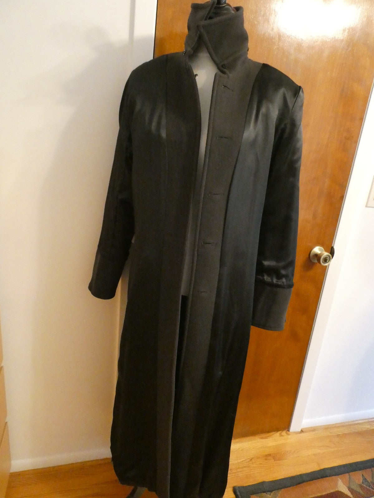 Marvin Richards Women's Long Wool Blend Coat Classic Winter Size 14(fit size8)