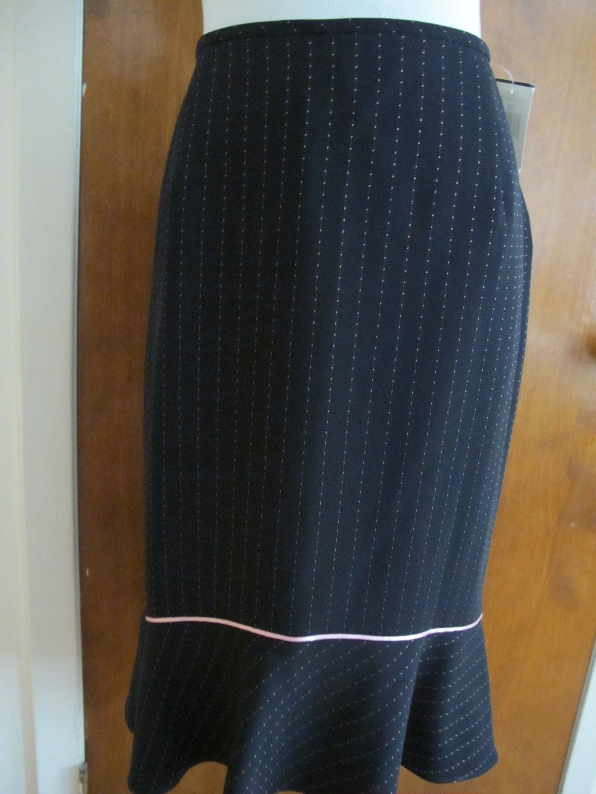Drama women's back pink stylish lined skirt size 12 