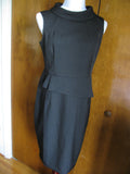  Anthropologie Ruby Belle Women’s black detailed lined dress size 10 NWT 
