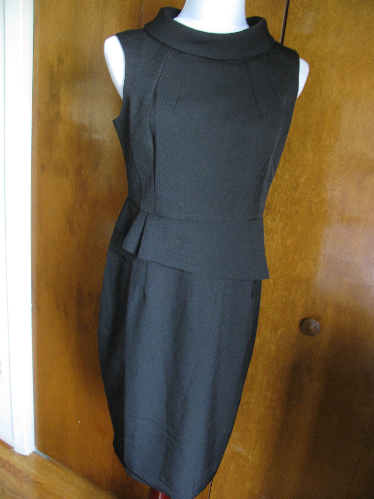  Anthropologie Ruby Belle Women’s black detailed lined dress size 10 NWT 