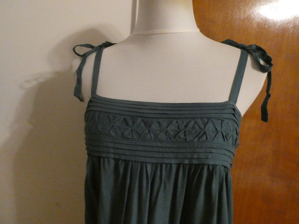 Anthropologie Floreat women's green 100% viscose dress