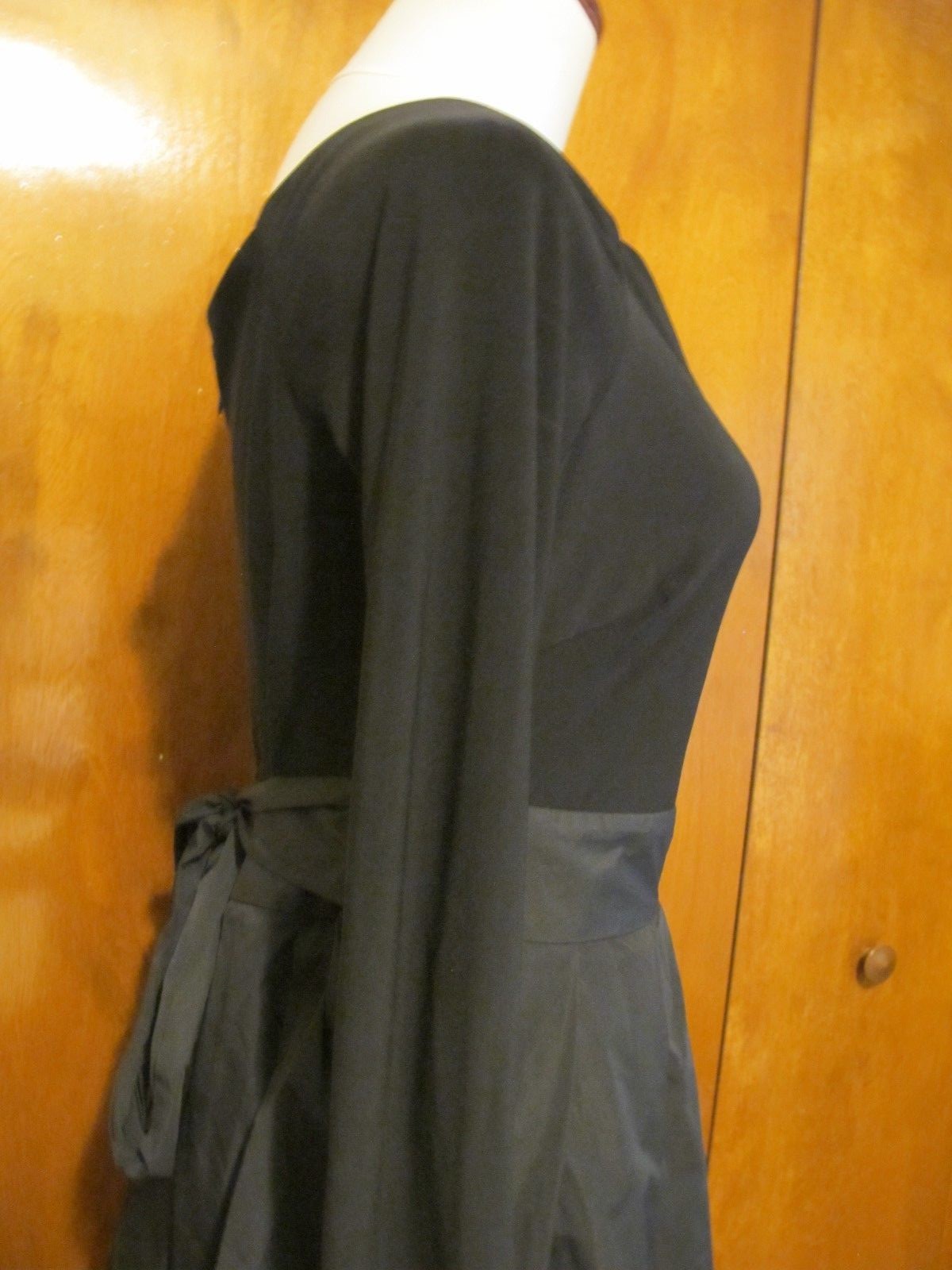 Ralph Lauren women's black pleated skirt evening stylish detailed dress 2 New