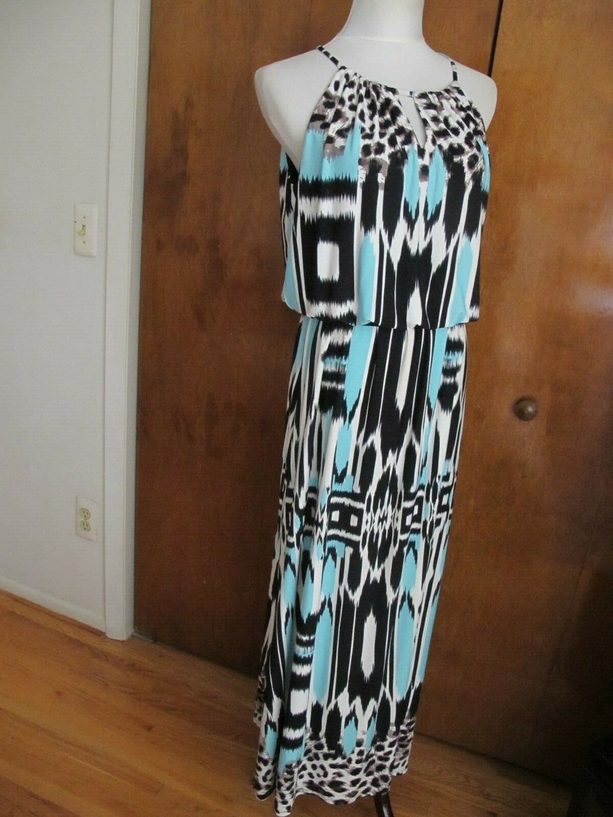 Roz Ali Women's Multicolor Maxi Detailed Dress Size 12 