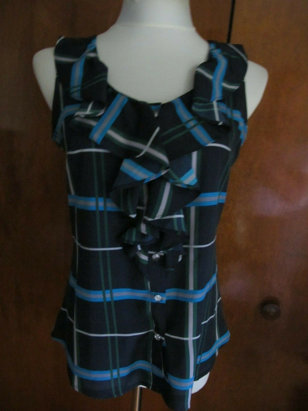 Banana Republic women's navy multi color top size small