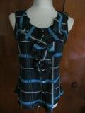 Banana Republic women's navy multi color top size small