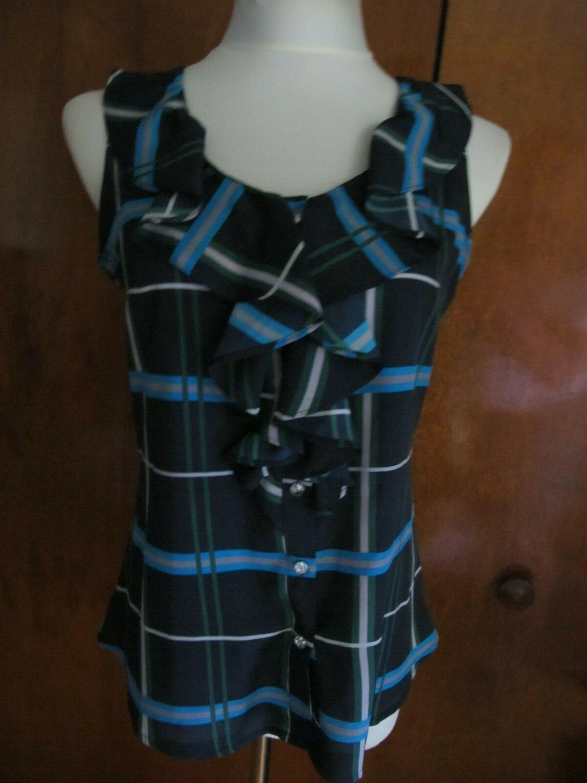 Banana Republic women's navy multi color top size small
