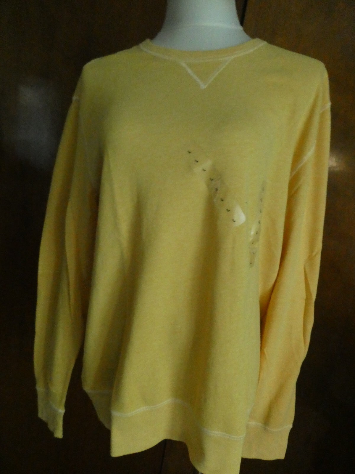 Gap Women's Cotton Blend Yellow Sweater Size Large