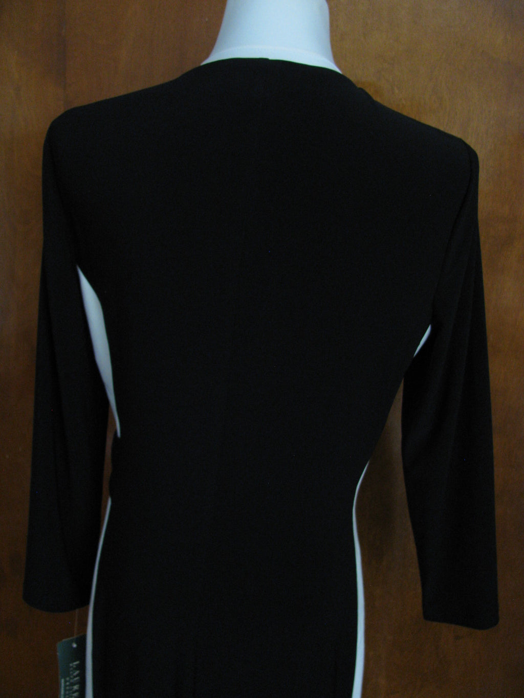 Lauren Ralph Lauren women’s black, white long sleeves dress 10