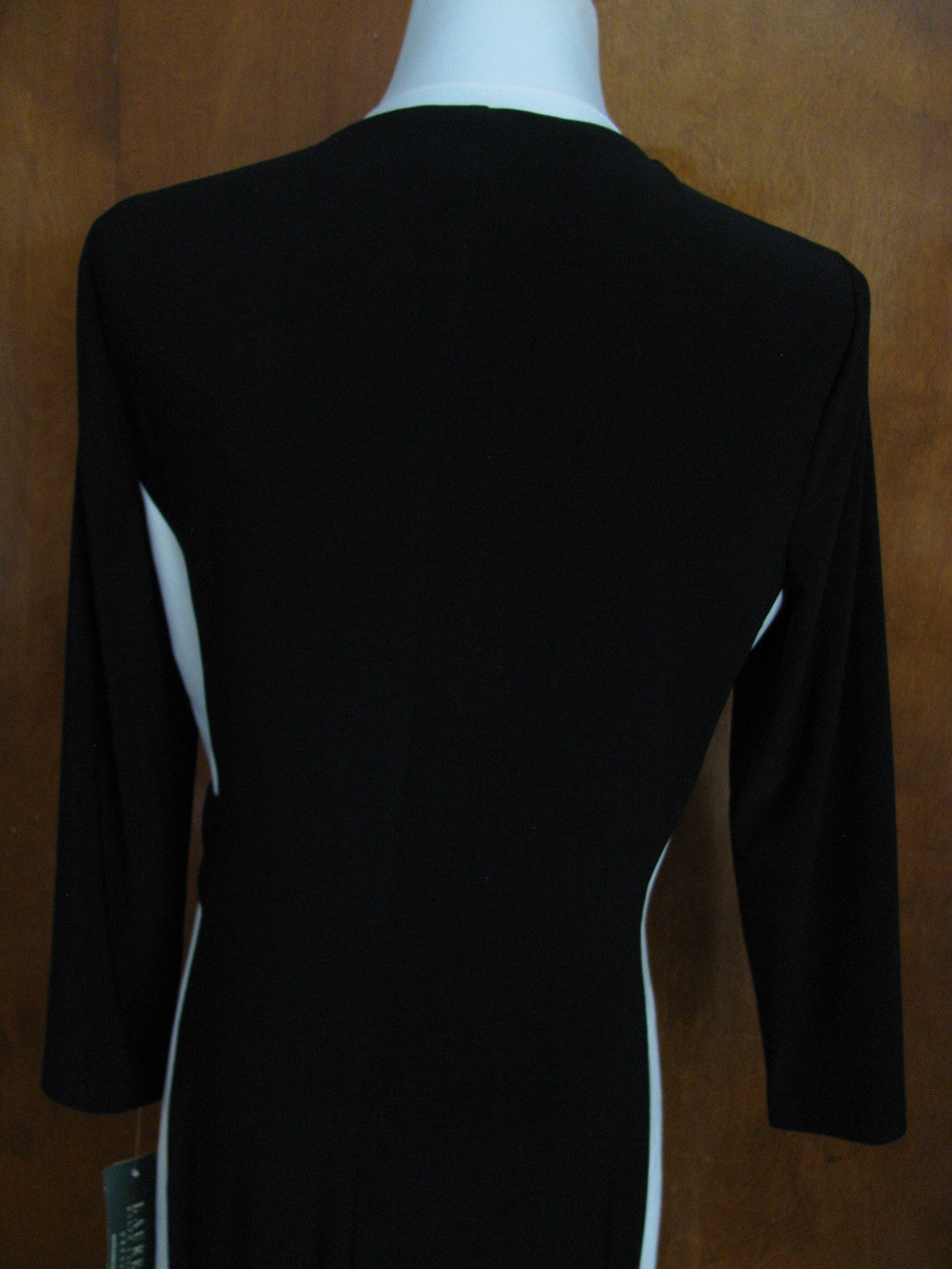 Lauren Ralph Lauren women’s black, white long sleeves dress 10