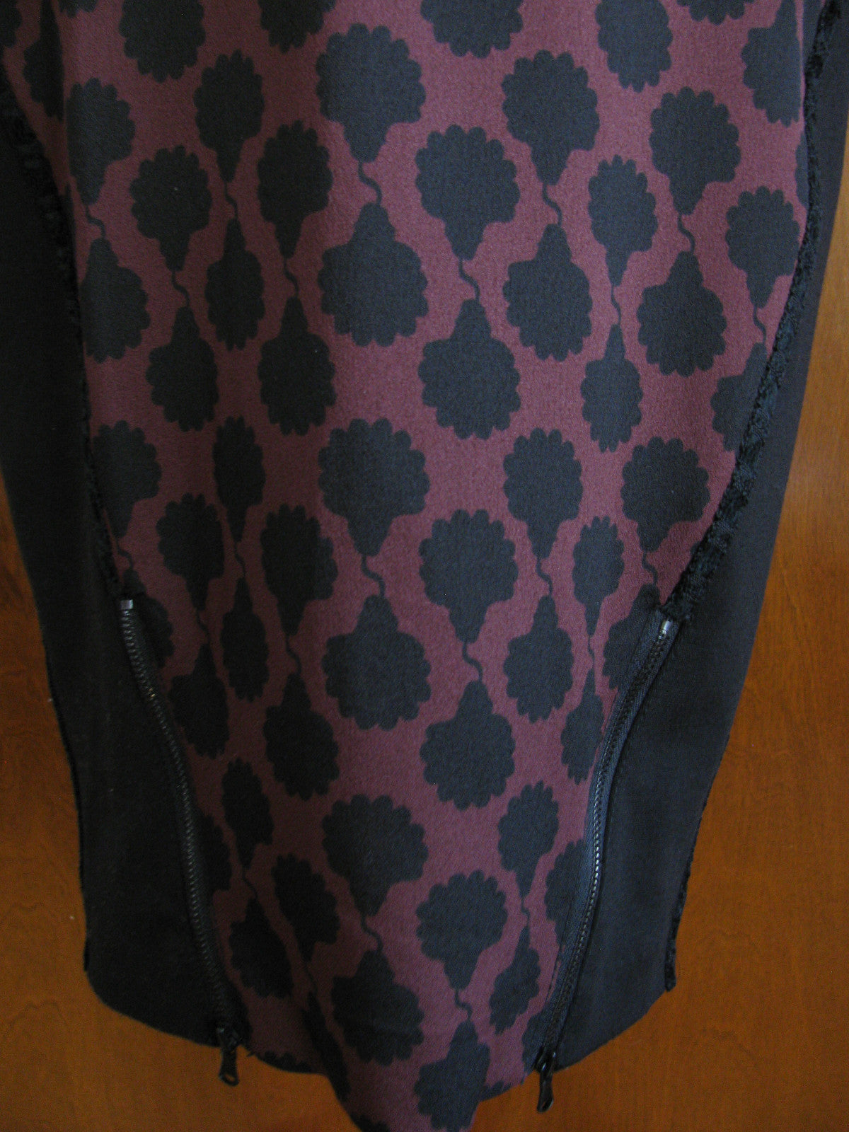 Rachel Roy Women's Red Currant Black Dress New