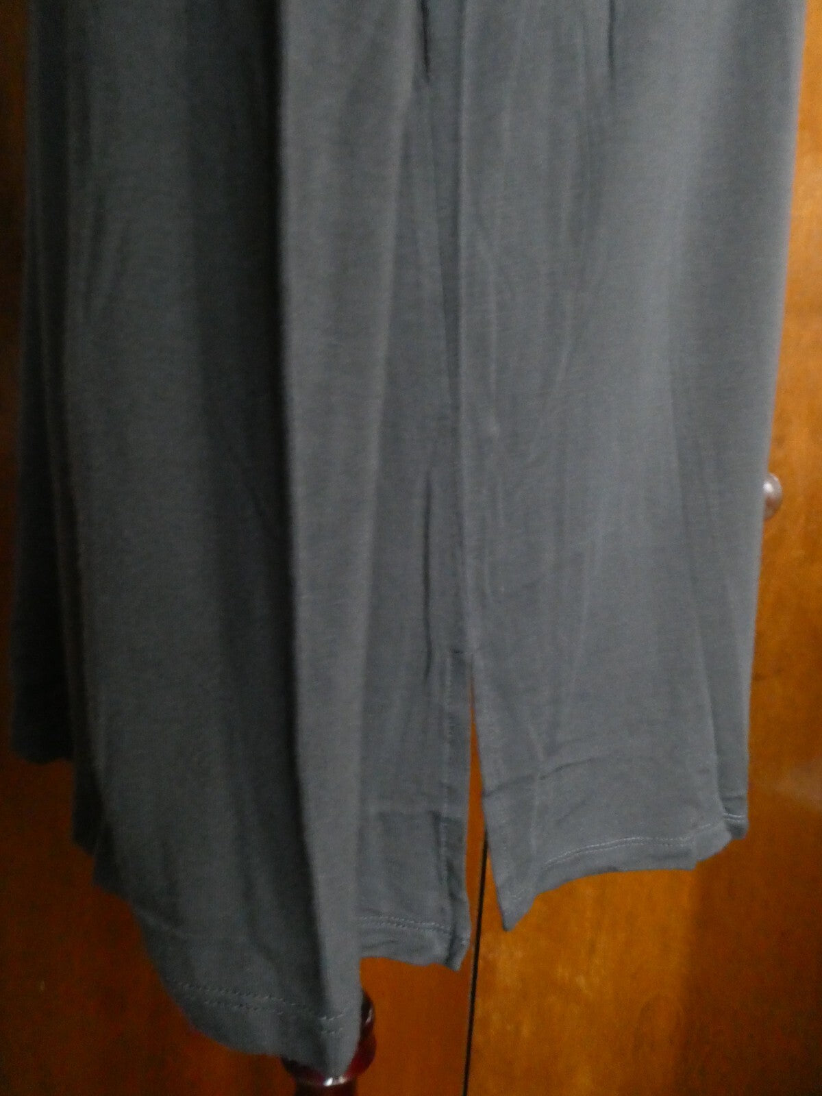 Linea by Louis Dell 'Olio Women's Gray Sequin Rayon Long Sleeves Top Size Large