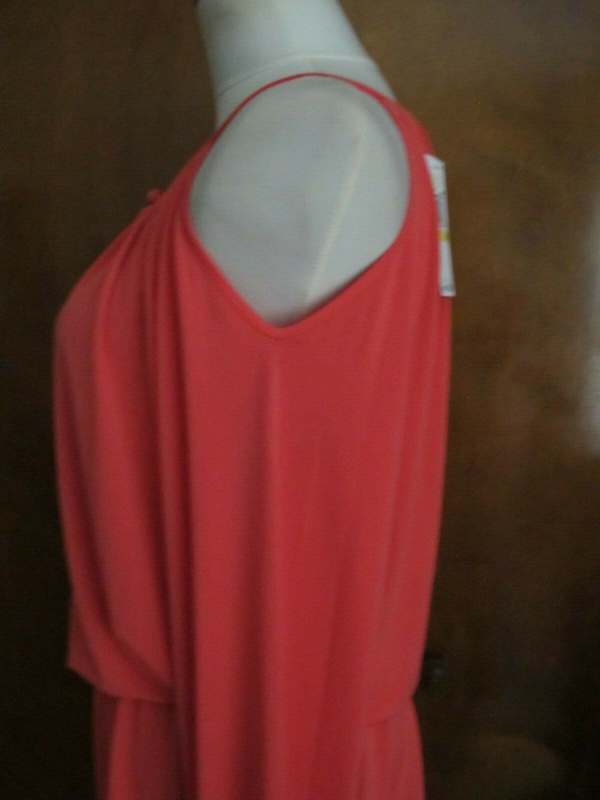 Michael Kors women's red cutout dress Medium New