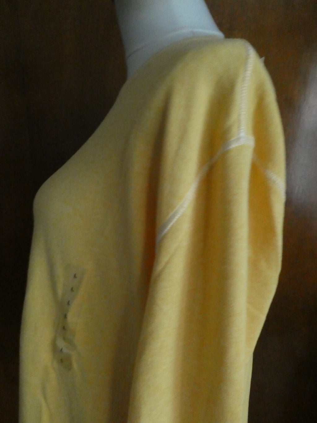 Gap Women's Cotton Blend Yellow Sweater Size Large