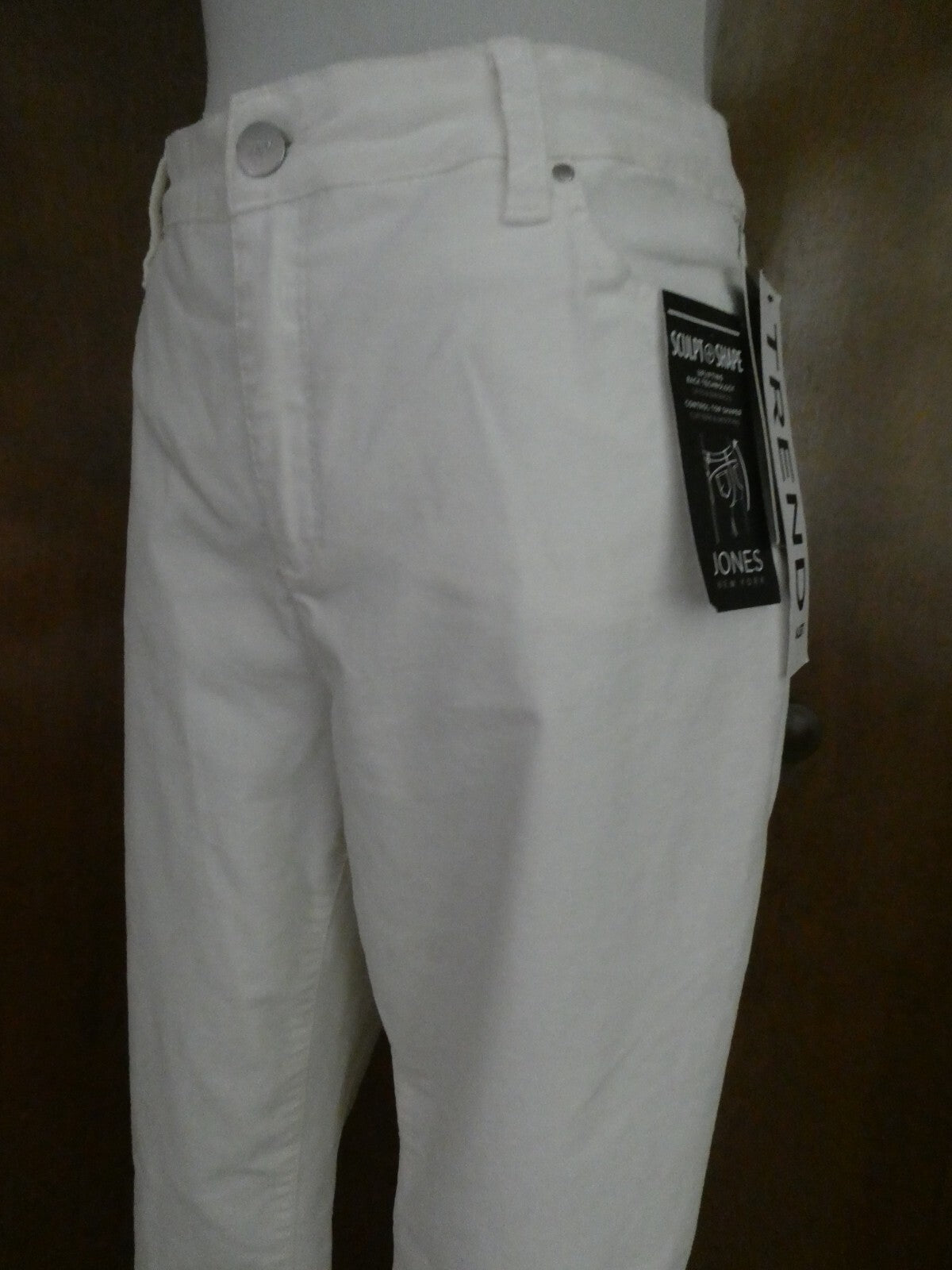 Lauren Ralph Lauren Women’s Winter Cream Slim Straight Leg Mid-Rise Pants 14