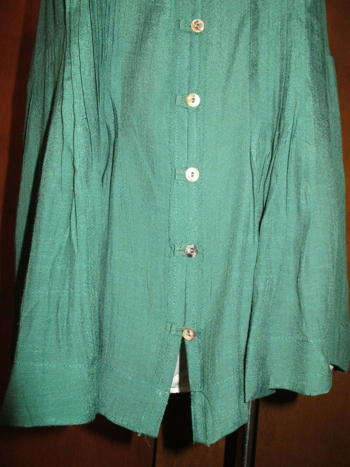Anthropologie Maeve  Women's Green Rayon Top Medium