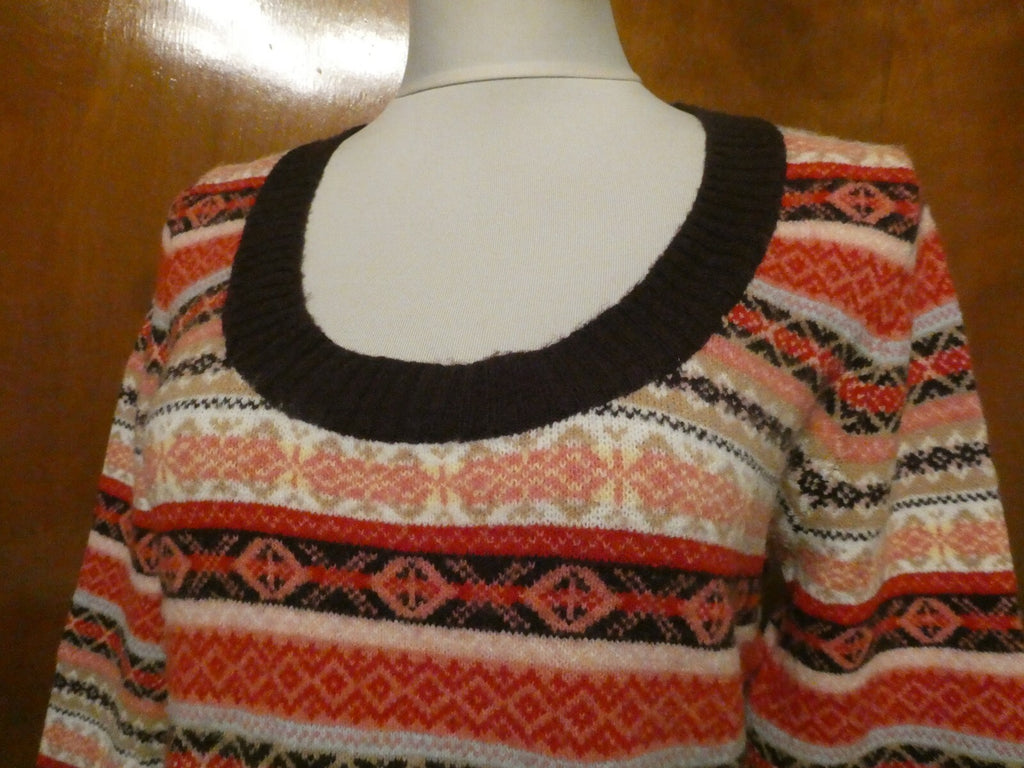 New York&Company women's multicolor long sleeves sweater size Medium preowned