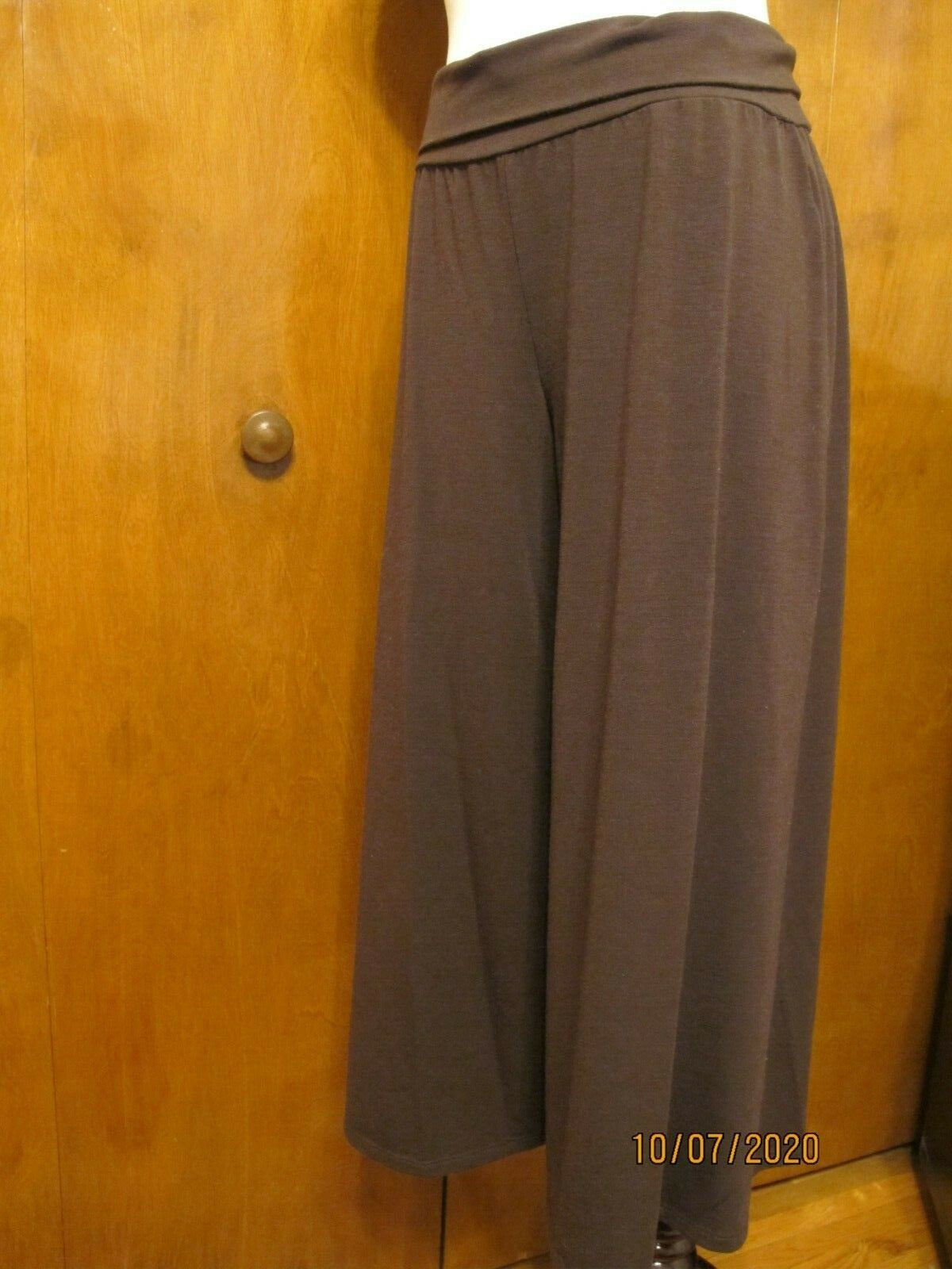 Sunny Leigh Women Brown Casual Pants Large