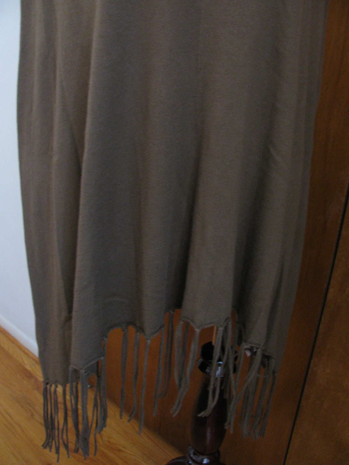 Michael Kors Women’s Brown duffle V-Neck Poncho L/XL 