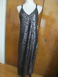 Nic Zoe womens black evening maxi dress Size 8, 10