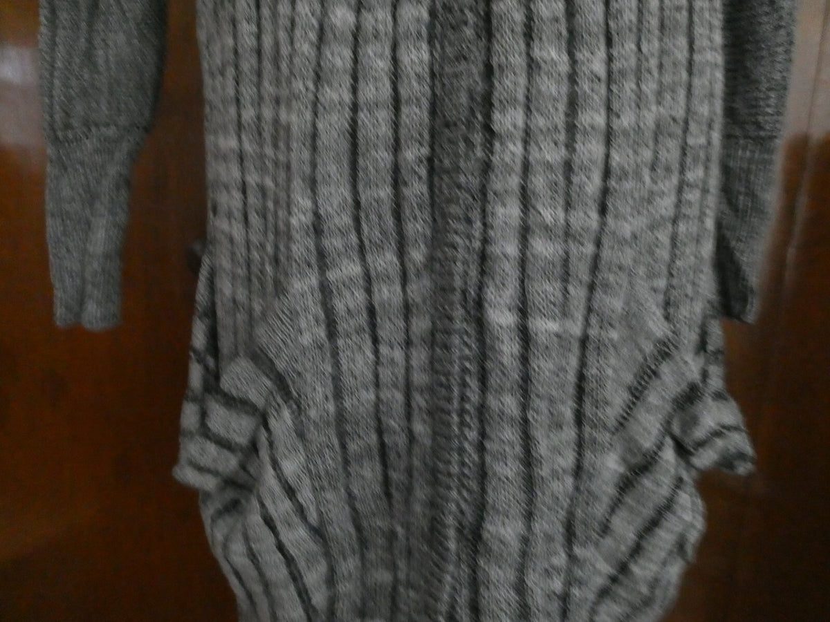 Free People Women's Gray Comb Long Cardigan Size Xsmall
