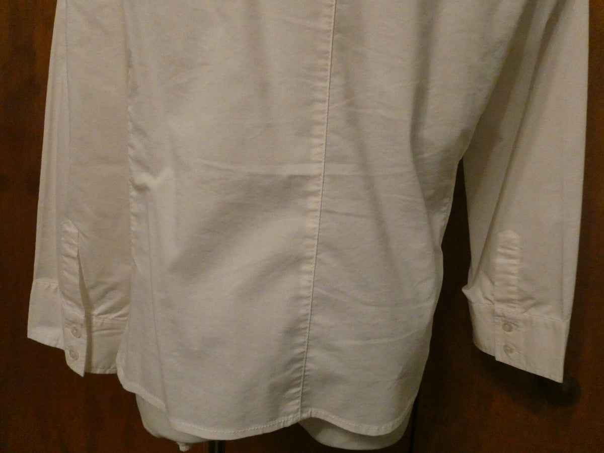 New York &Company women's white top size large