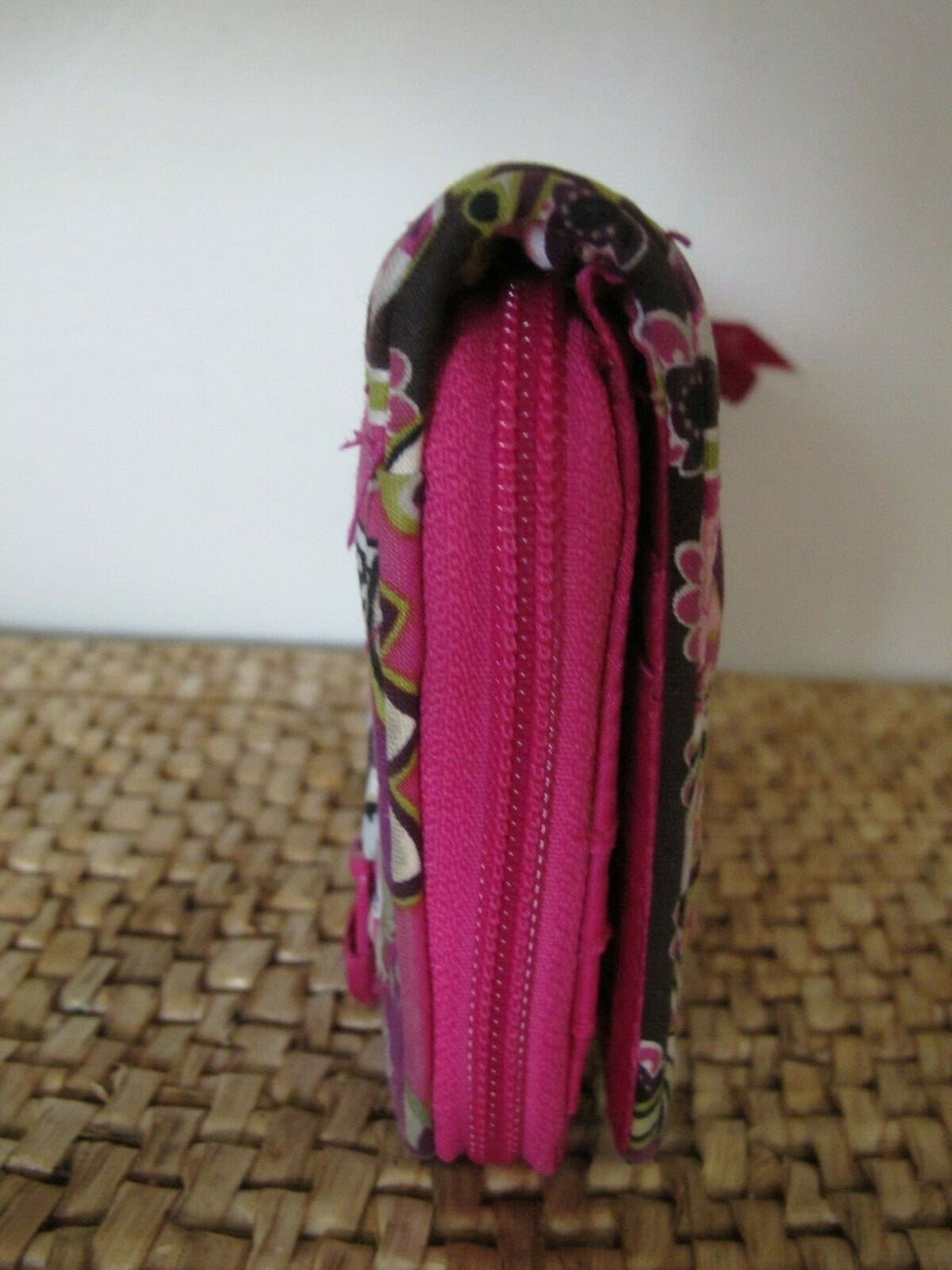 Vera Bradley Turn Lock Carry all wallet, clutch, multi color Wide 7.5” X Tall 5”