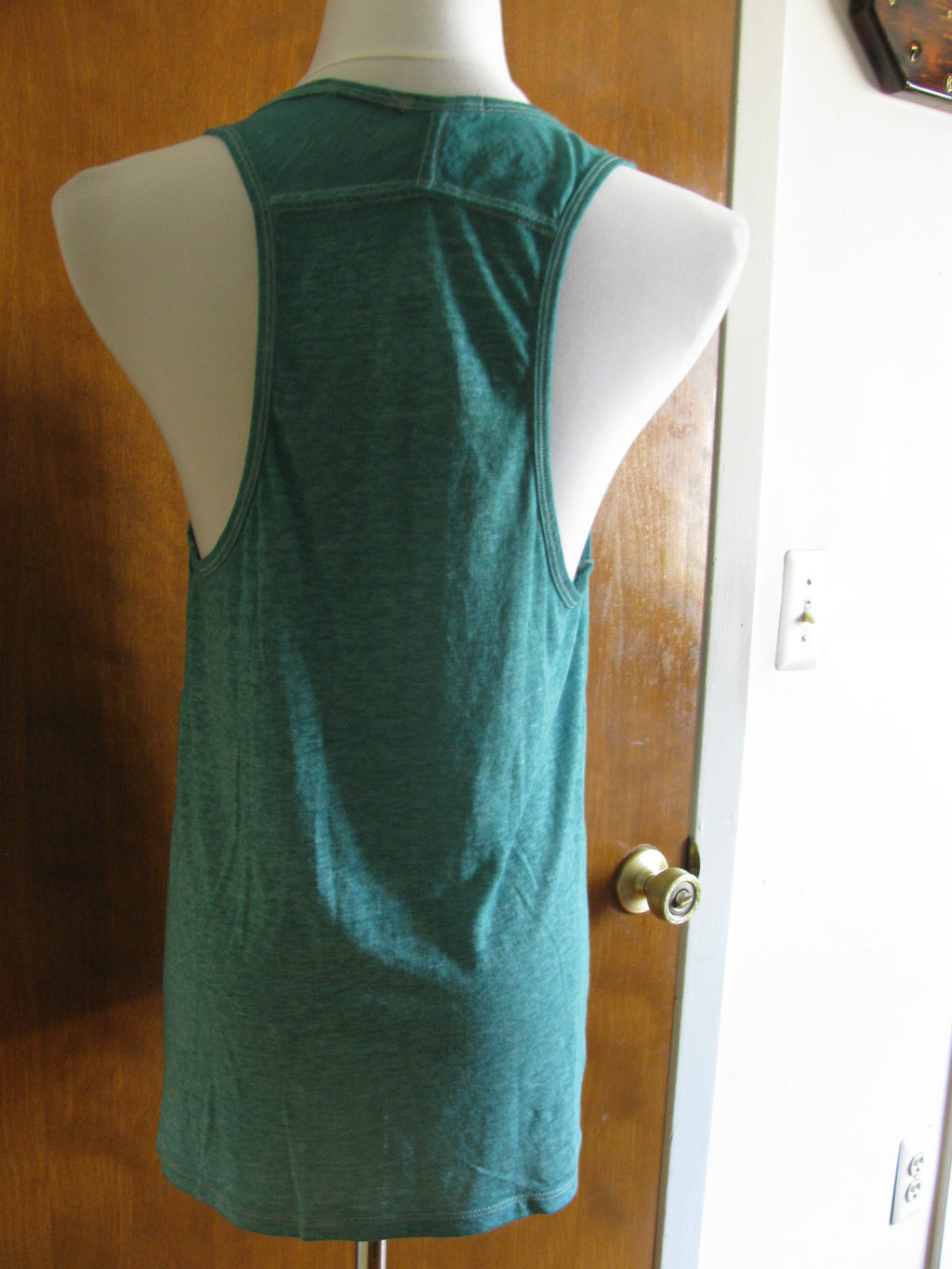 Gap women’s green polyester cotton top Large New