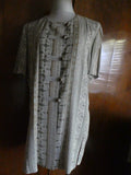 R&M Richards by Karen Kwong Women Multicolor Blouse Size 14 (can fit size 12)